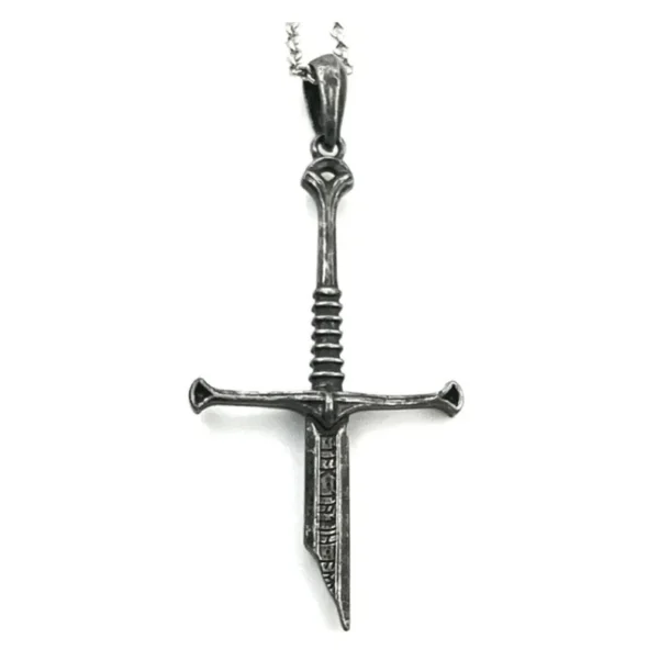 Viking Broken Sword-Pendant Necklace | Stainless Steel | Gift for Him | Delivered in Gift Box ready to give