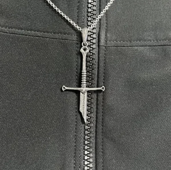 Viking Broken Sword-Pendant Necklace | Stainless Steel | Gift for Him | Delivered in Gift Box ready to give