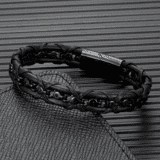 Chain Leather bracelet