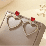 Hollow Heart Earrings