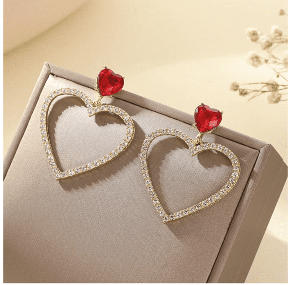 Hollow Heart Earrings