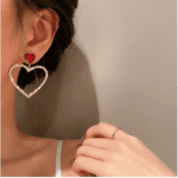 Hollow Heart Earrings